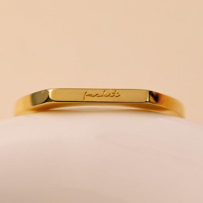 "f*ckit" — Daily Reminder Ring