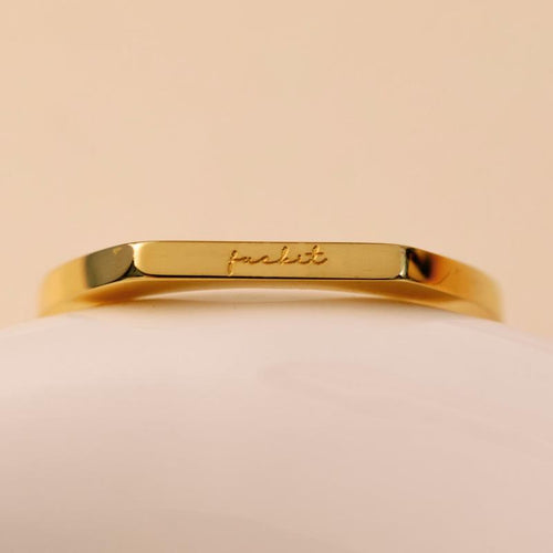 "f*ckit" — Daily Reminder Ring