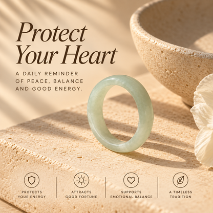 Skinny Jade Gemstone Ring