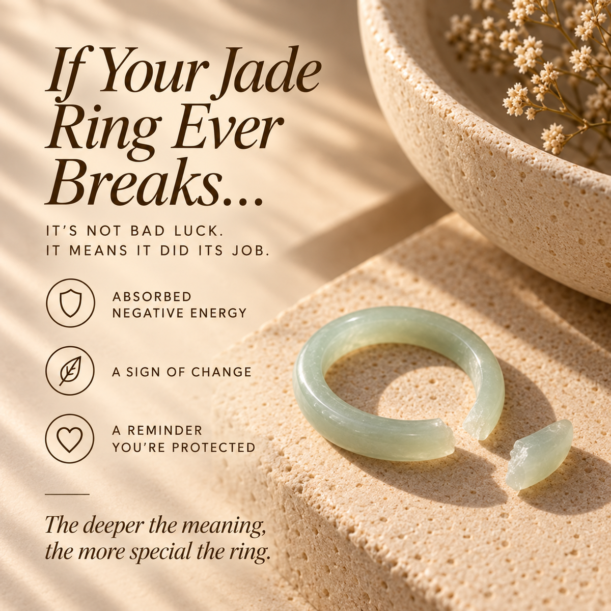 Skinny Jade Gemstone Ring