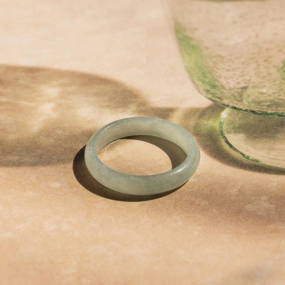 Skinny Jade Gemstone Ring