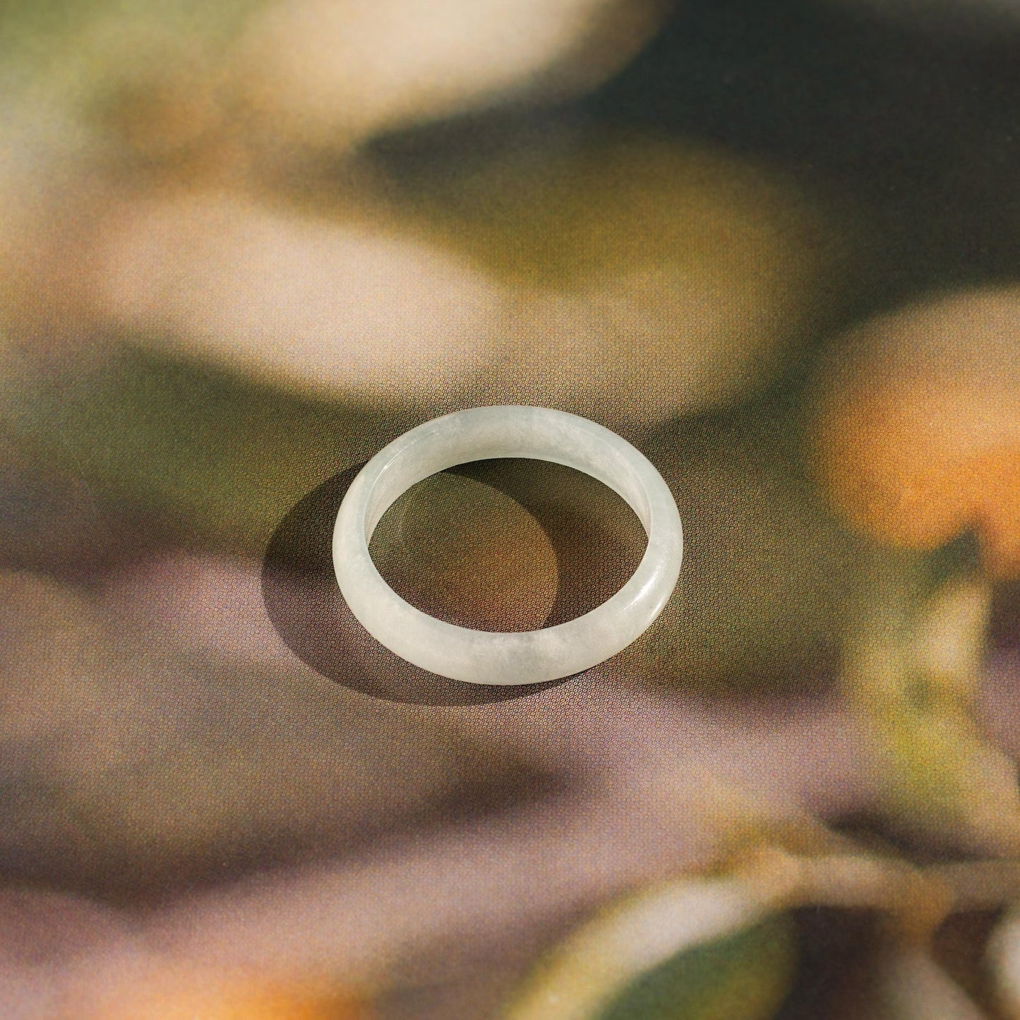Skinny Jade Gemstone Ring