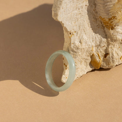 Skinny Jade Gemstone Ring